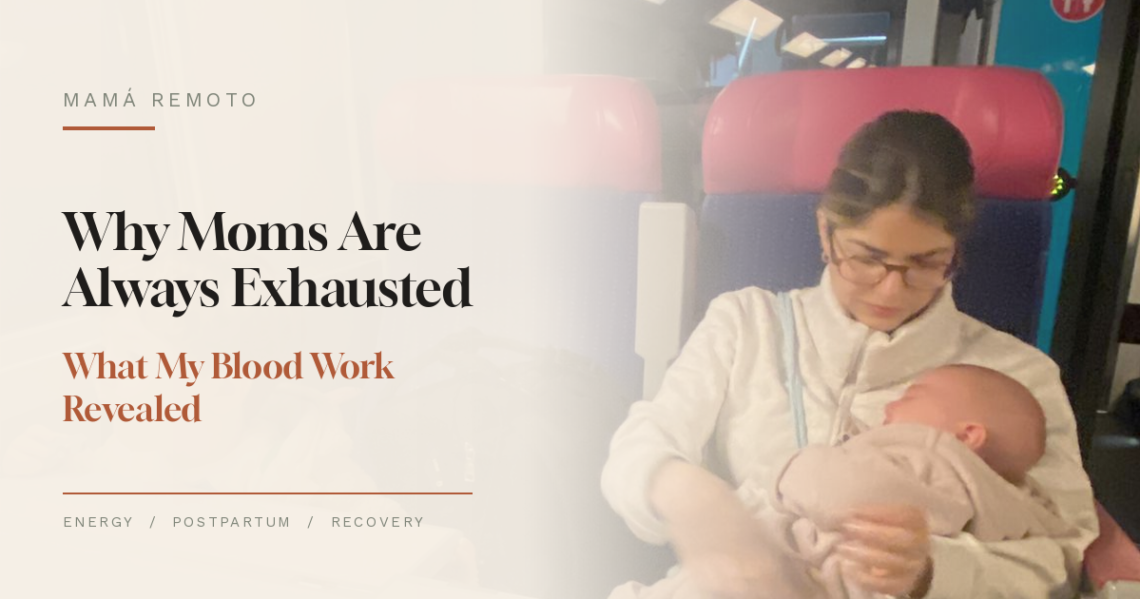 Why moms are always exhausted — postpartum cortisol and DHEA explained