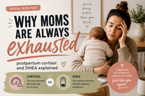 Why moms are always exhausted — postpartum cortisol and DHEA explained