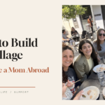 mom abroad without family meeting another mother for coffee while building a support network