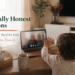 Toddler video calling grandparents while raising kids far from family as a remote working mom.